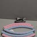 Weighted Hula Hoops for Women - Stable Exercise Hula Hoop with Adjustable Weight to 6.5 lb - Fitness Hula Hoop for Adults Weight Loss for Women - Free Jumping Rope