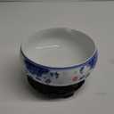 DOITOOL Lotus Bowl Planter Bowl : Water Lily Pots Blue and White Planter Small Lotus Bowls for Planting in Water Indoors for Home Office Garden
