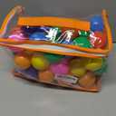 Vanland Ball Pit Balls for Baby and Toddler Phthalate Free BPA Free Crush Proof Plastic - Multicolored Pit Balls in Reusable Play Toys for Kids with Storage Bag (Bright colors)