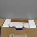 Sewing Machine for Beginners with 20Pcs Fabric & 32Pcs Sewing Threads Kit,Portable Sewing Machine with 12 Built-in Stitches & 2 Speed(High-Low Speeds)-BW (Blue,white)