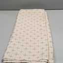 MIULEE Natural Beige Linen Table Cloth Rectangle Tablecloth Waterproof Spring Spillproof Cross-Star Textured Table Cloth, Decorative Rustic Farmhouse Style for Dining/Party/Buffet/Wedding,60x84 Inch