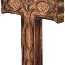 2 x NIRMAN Handmade Wooden Wall Cross Church Home Room Décor