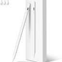 Stylus Pen for iPad Pencil 10th Generation, 13 Mins Fast Charging Apple Pencil with Palm Rejection & Tilt Sensitivity, Compatible w iPad 6/7/8/9/10/11, Pro 11"/12.9"/ M4, Air 3/4/5/M2/M3, Mini 5/6 (A-White)