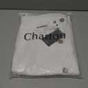 CHARTOU Women's Summer Linen Elastic Back Buttoned Swing Midi A Line Skirt (White, XL)