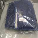 Bathroom Rugs Chenille Bath mat 3 Piece Set, Super Absorbent, Strong PVC Non Slip Backing, Bath mats for Bathroom, Plush Shaggy, Thick, Machine Washable, Bathtub, Toilet, Navy Blue, 20''×32''+16''×24''+20‘’×20'' U Shape