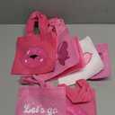 FHzytg 20Pcs Pink Girl Party Favor Bags, Hot Pink Princess Party Candy Bags Gift Bags Pink Theme Party Treat Goodie Bags for Princess Birthday Baby Shower Bachelorette Party Decorations