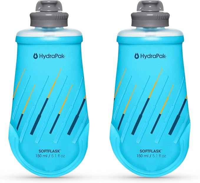 HydraPak SoftFlask - Collapsible Nutrition Flask (150ml) - BPA Free, Easy Open Cap, Foldable, Lightweight