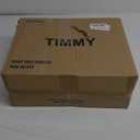 TIMMY Plastic Hangers 50 Pack No Shoulder Bump Suit Hangers Non Slip Space Saving Clothes Hangers Curved Design to Protect Clothes Shape(Grey) (Gray)