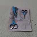 Premium sewing Scissors Bundle, Perfect Sewing Partners, Sharp and Durable, Comfortable Handle, Contains 9Fabric scissors, 5Detail Scissors, 3.9Embroidery Scissors, 4.8Thread Snips (Blue)