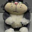 12inch Angry Cat Stuffed Animal Toys, Cute Cat Kitten Plush Soft Kawaii Anime Plush Wicked Black Cat Plushies for Kids Birthday Christmas