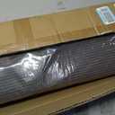 Windscreen4less 8 x 16 Universal Replacement Shade Cover Canopy for Pergola Patio Porch Privacy Shade Screen Panel with Grommets on 2 Sides Includes Weighted Rods Breathable UV Block Brown