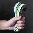 Teal Ceramic Soup Spoons Set of 6, 6.75 inch Ramen & Pho Spoons for Noodles, Stews, Wonton & Dumpling, Dishwasher Safe