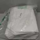 Windyun Reusable Grocery Bags Large Non Woven Shopping Bags with Handles Foldable Portable Tote, 16x6x12 Inch (White)