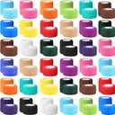 96 Pcs 1" x 5 Yard, 2" x 5 Yard Self Adhesive Wrap Bandages Bulk Breathable Athletic Tape Elastic Cohesive Bandage Adhesive Wrap Roll for Stretch Athletic Sports Wrist Ankle (Multicolored)