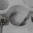 4-Light Vintage Brushed Nickel Bathroom Vanity Light Fixtures Over Mirror