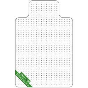 Office Chair Mat for Carpet - Clear Thick Desk Chair Mat for Carpet Plastic Floor Mats for Rolling Work and Gaming Chairs with Studs for Low Pile, Flat and No Carpeted Floors, Size: 30" X 48" Rectangular