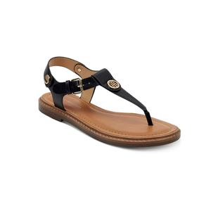 Tommy Hilfiger Women's Bennia Faux Leather Sling Back Thong Sandals, Size 10M