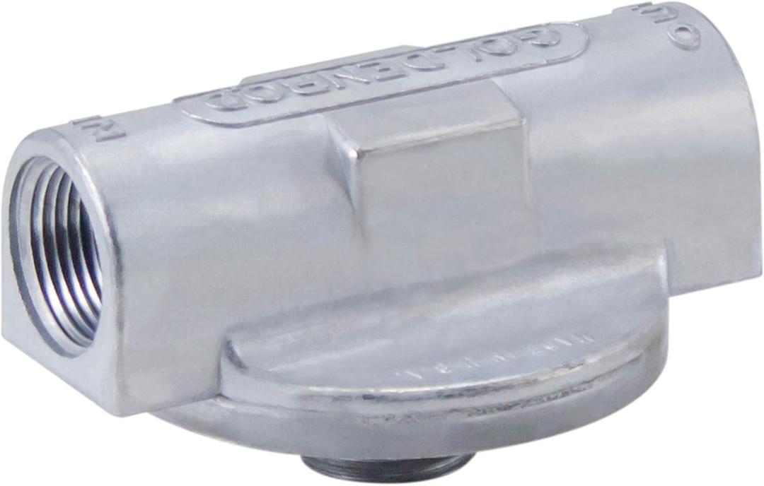 Dutton-Lainson Company - Goldenrod (570-3/4) Canister Fuel Tank Filter Top Cap with 3/4" NPT Fittings - Zinc Die-Cast Replacement Fuel Filter Housing for Diesel Water Separator Models - Made in USA ((Pack of 1))