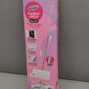 Swiffer Sweep and Mop Deluxe, Limited Edition Pink Wicked: for Good, 2-in-1 Floor Mopping and Sweeping Kit, 1 Sweeper Device, 5 Heavy Duty Dry Sweeping Cloths, 3 Heavy Duty Wet Mopping Cloths