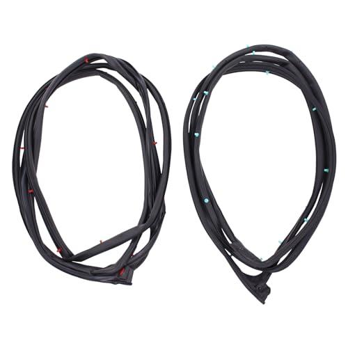 ApplianPar Front Driver and Passenger Side Door Seal Rubber Gasket Weatherstrip for Honda Accord 2003-2007