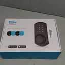 Veise VE06-H Smart Front Door Lock Set, App Control, Keyless Entry Deadbolt with Lever Handle, Electronic Digital Touchscreen Keypad, Auto Lock, Easy Install, Matte Black