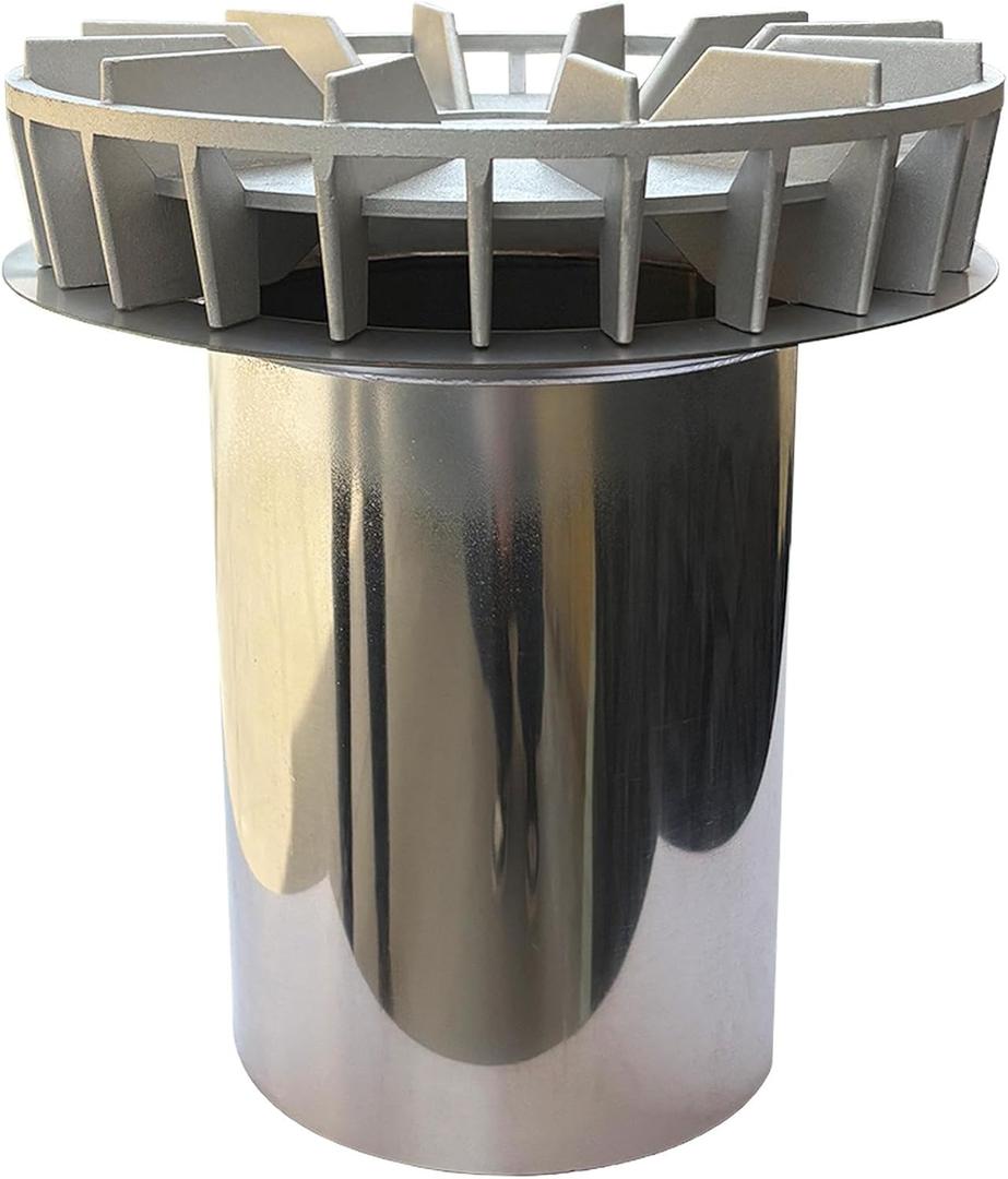 6 Inch Stainless Steel Roof Drain, Roof Drains for Flat Roofs, Drain Cover, 6 Inch Push-in Pipe Size, Very Efficient Drainage Speed, It Can Also Prevent Drain Clogs.