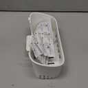 LEVERLOC Shower Caddy Suction Cup, Shower Organizer Removable Bathroom Shelf, Storage Suction Powerful Max Hold 22lbs Bathroom Caddy Waterproof Holder, White