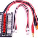 YoungRC JST Parallel Charging Board 2-3S Lipo Battery Balance Charge Board with JST Connectors for RC Drone Helicopter