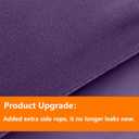 TAIMIT Purple King Comforter Set - 7 Pieces, Bed in a Bag Bedding Sets with All Season Soft Quilted Warm Fluffy Comforter,Flat Sheet,Fitted Sheet,2 Pillow Shams,2 Pillowcases | Breathable material