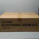 AODSK Electric Drum Set with Quiet Mesh Pads,Electronic Drum for Beginner,USB MIDI,Throne,Headphones,Sticks, Included 15 Kits and 195 Sounds (AED-403-Teenagers Beginners)