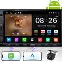 ATOTO 7" 2+32G Android Double Din Car Stereo, Wireless CarPlay& Android Auto Touch Screen, WiFi/Bluetooth/USB Tethering, LRV Backup Camera,MirrorLink, GPS Tracking, DSP/FM/AM/SWC, Car Audio Receivers