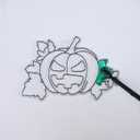 Winlyn 27 Sets Halloween Pumpkin Suncatchers Ornaments Decorations DIY Window Paint Art Suncatchers Craft Kits Jack-O'-Lantern Sun Catchers for Kids Classroom Activities Fall Halloween Art Project