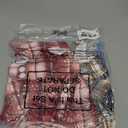 4 Pcs Cute Plaid Dog Dress Set with Bow Tie Harness & Leash for Small Dogs, Puppy Clothes for Girls Outfits(S,Dark Color)