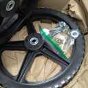 Parts Camp 14" Lawn Mower Wheels Kit, 14 x 1.75" Spoked Plastic Wheel