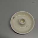 Palo Santo Holder, Ceramic Incense Holder for Palo Santo Sticks, Scent Wood Stand and Ash Catcher, Simple, Sturdy and Well Made Incense Burner, Cozy Speckled White