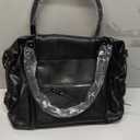 Women's Large Tote Bag City Tote Bag Purse with Zipper Women Vegan Leather Hobo Handbags with Adjustable Strap, Black 