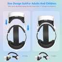 S3 Head Strap Accessories for Oculus/Meta Quest 3/3s Enhanced Support Comfort Reduce_ White_S3