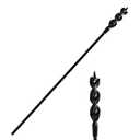 Flexible Installer Drill Bit for Pulling Wires Through Walls Ceilings and Sidewalks,36-Inch Long, 3/4-Inch Auger with a Fish Eye Hole and Screw Point, 1/4" 3-Flat Anti-Slip Shank