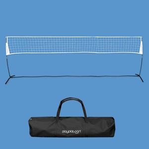 Play Platoon Portable Volleyball Net Set for Backyard - Indoor Outdoor Volley Ball Nets for Travel, Beach, Home, Park - Easy to Assemble with Poles and Carry Case Included (20 ft)