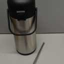 Esemoil Coffee Carafe for Keeping Hot with Pump, 102oz/3L Large Capacity Airpot Coffee Dispenser, Insulated Stainless Steel Thermal for Hot/Cold Water Liquid Tea Chocolate for Hot Cocoa for Parties