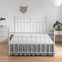 Bed Skirt Queen Size Ruffled Bed Skirt with Split Corners, 12 Inch Drop Dust Ruffle Bed Skirt with Platform, Light Gray