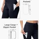 TBMPOY Women's Fleece Lined Jogger Pants Water Resistant Cargo Winter Hiking Sweatpants High Waisted Pockets Thermal Warm (XL)