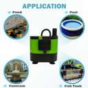 Automatic Submersible Pump With Level Sensor,5 FT Height Fountain Water Pump For Pond, Aquariums,Fish Tank, Hydroponics,Auto Shut off, WP01