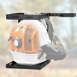 Adjustable Trailer Backpack Blower Rack Holder for Stihl BR600 BR700 BR450，Backpack Blower Rack with Lock for Open and Enclosed Landscape Trailers