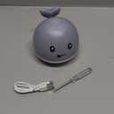 Bath Toys for Kids Ages 1-3 - 1 2 3 Year Boys Girls Gifts | Christmas Stocking Stuffers 6-12-18 Months | Light Up Whale Bath Toy Sprinkler Toddler Bathtub Pool Water Table Toys (Grey)