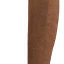 DREAM PAIRS Womens Thigh High Over the Knee Fashion Chunky Heel Long Boots (11, Brown/Suede)