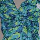 Blooming Jelly women's Full Coverage (Large, Green Leaves)