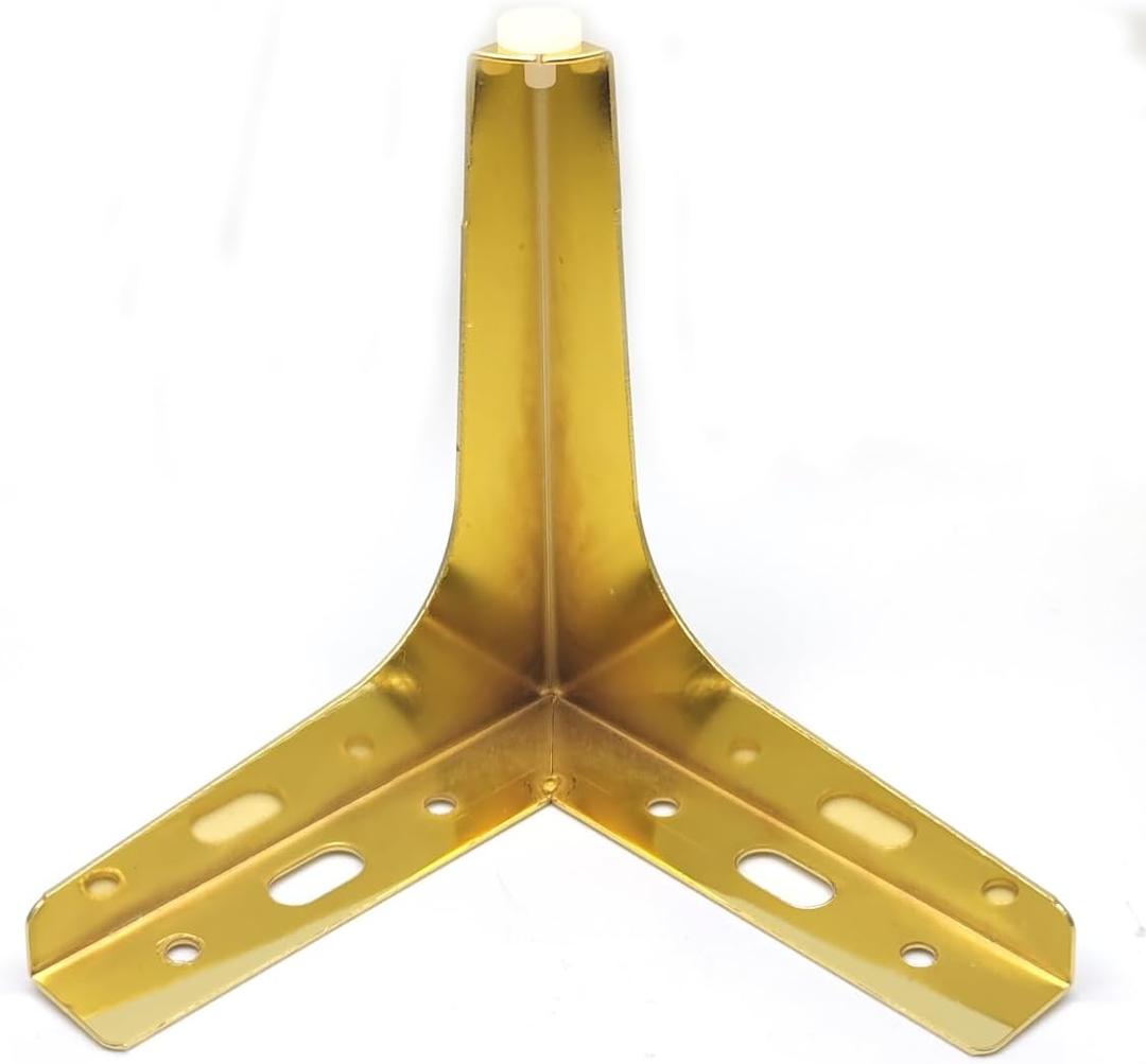 Set of 4 Furniture Legs - Vintage Mid Century Modern Style, 6.5 inch, Gold