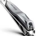 BEZOX Safe Baby Nail Clippers, Small Jaw Kids Nail Clipper Trimmers for Infants, Child and Toddlers, Precision Nail Grooming Tool for Tiny Fingers and Toes - Silver