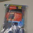 Hanes Boxer Briefs, Cool Dri Moisture-Wicking Underwear, Cotton No-Ride-up for Men, (Large, Red/Blue - 6 Pack)